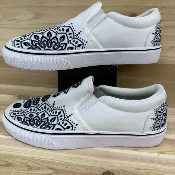 Yes We Vibe Bohemian Slip On Shoes UNISEX Men's 7/Women's 9 - Picture 3 of 16